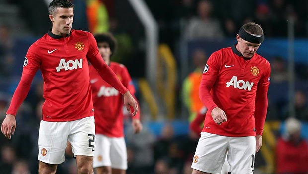 Wayne Rooney and Van Persie Man utd