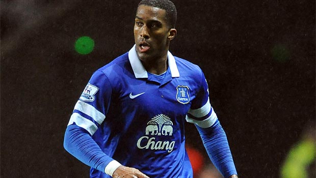 defender Sylvain Distin Everton