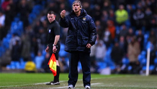 manager Manuel Pellegrini Man City