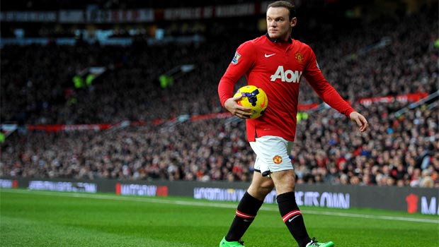 striker Wayne Rooney Man united