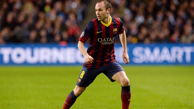  Andres Iniesta Barcelona star