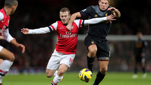 Arsenal midfielder Jack Wilshere