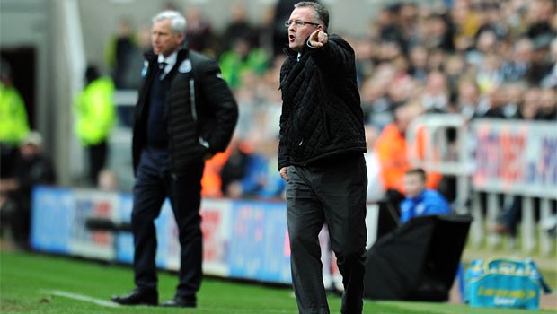 Aston Villa boss Paul Lambert premier league