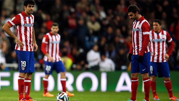 Atletico Madrid slip from top