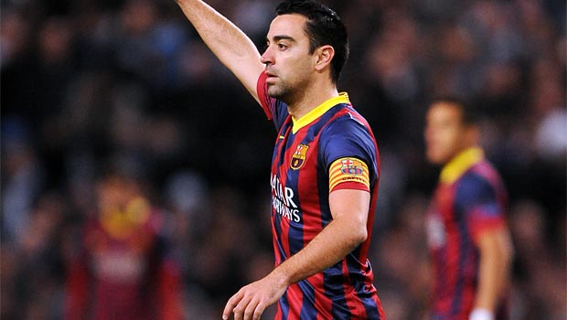 Barcelona midfield playmaker Xavi