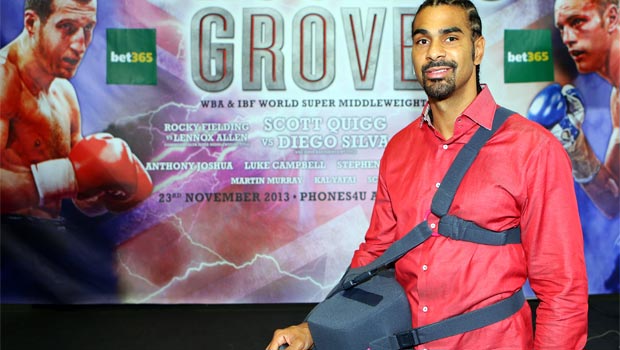 David Haye Heavyweight boxer 