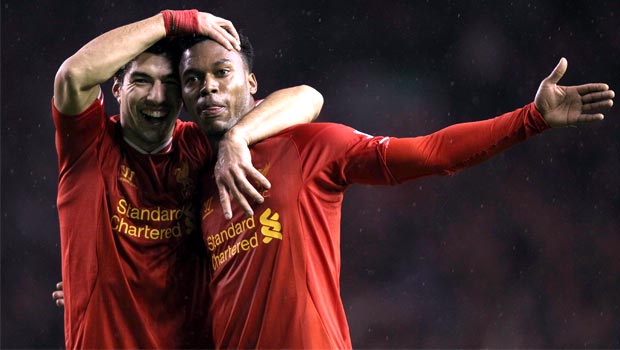 Luis Suarez and Daniel Sturridge liverpool