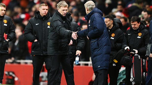 MAN UNITED David Moyes and Arsenal arsene Wenger