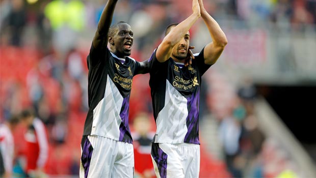 Mamadou Sakho and Jose Enrique liverpool 