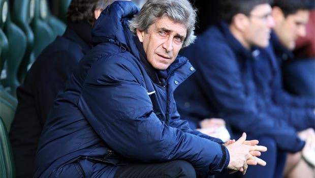 Manchester City boss Manuel Pellegrini 