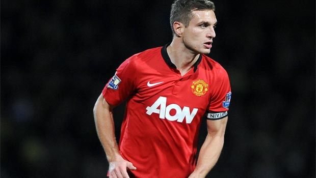  Nemanja Vidic captain man utd