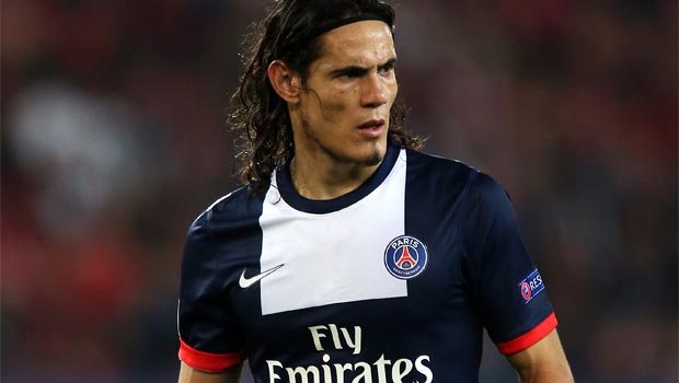 Paris Saint-Germain striker Edinson Cavani