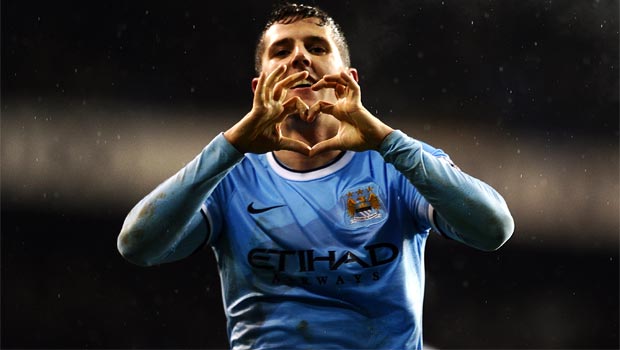 Stevan Jovetic Manchester City striker 
