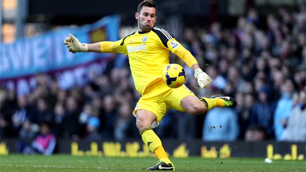 West Brom goalkeeper Ben Foster