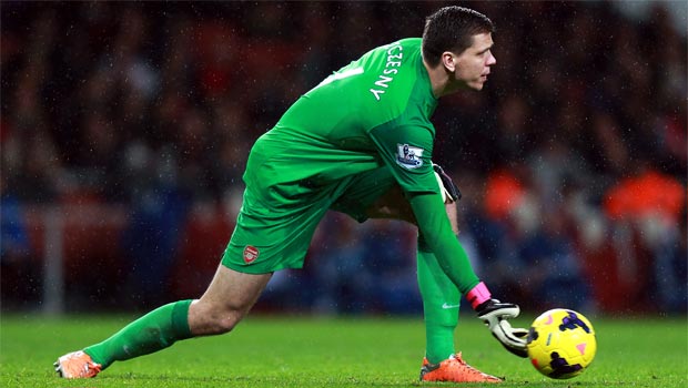 Wojciech Szczesny Arsenal goalkeeper 