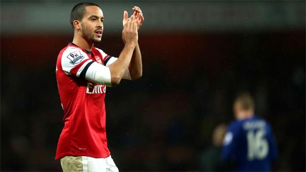 Theo Walcott Arsenal winger 