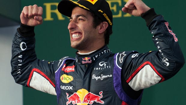 Daniel Ricciardo of Infiniti Red Bull Racing