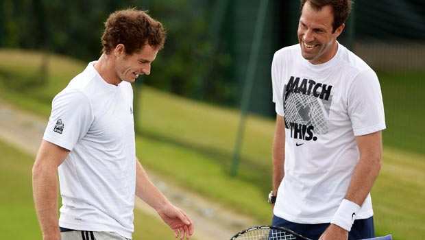 Greg Rusedski and Andy Murray