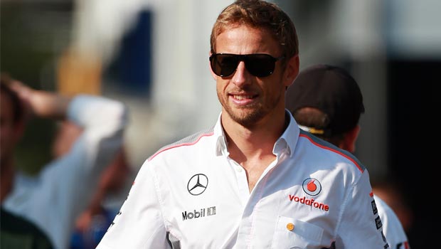 Jenson Button McLaren star