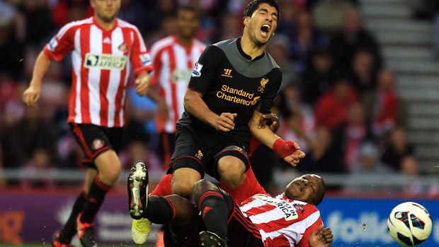 Luis Suarez Liverpool v Sunderland