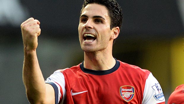 Mikel Arteta Arsenal midfielder