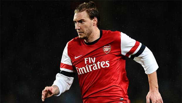 Nicklas Bendtner Arsenal striker 