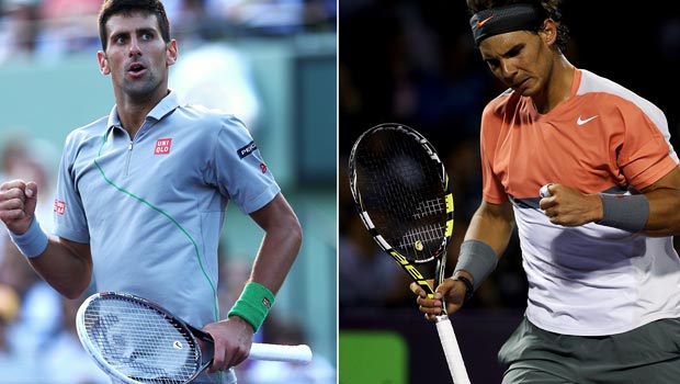 Novak Djokovic and Rafael Nadal Sony open