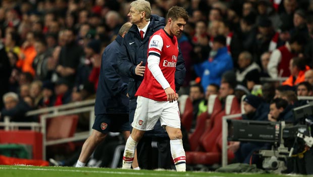 Arsene Wenger and Aaron Ramsey Arsenal Fa Cup