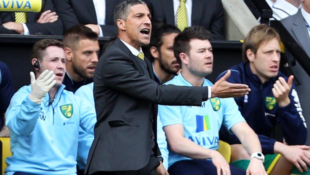 Chris Hughton Norwich City manager