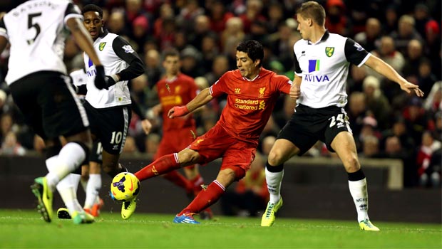 Liverpool v norwich city premier league