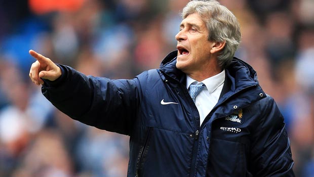 Manuel Pellegrini Manchester City v Liverpool