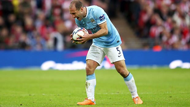 Pablo Zabaleta Manchester City ready for the finals