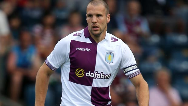 Ron Vlaar Aston Villa Dafabet Captain