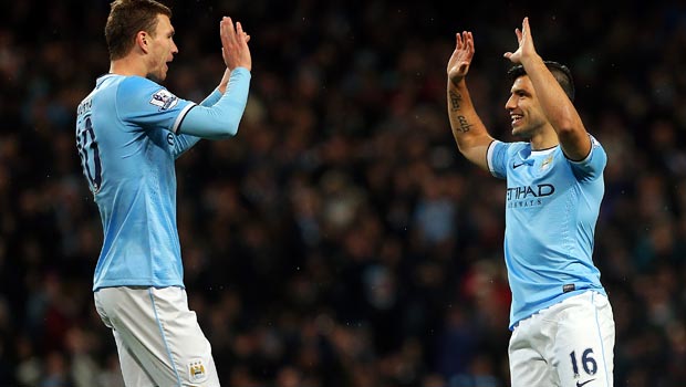 Sergio Aguero Manchester City To claim the Premier League title