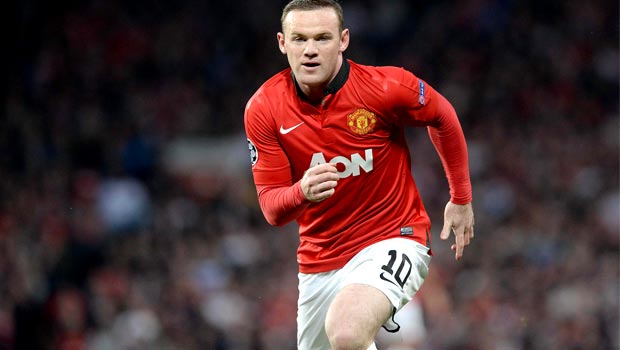 Wayne Rooney Man United Striker
