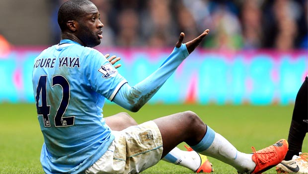 Yaya Toure Man City footballer