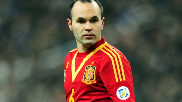 Andres Iniesta Spain World Cup 2014