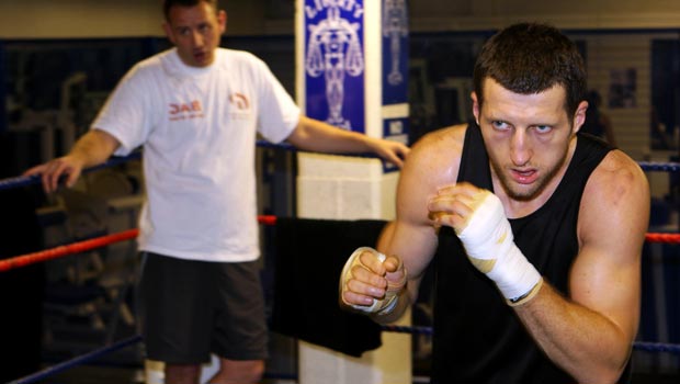 Carl Froch with Robert McCracken