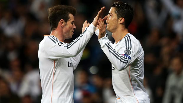 Cristiano Ronaldo and Gareth Bale Real Madrid v Atletico Madrid Champions League Final