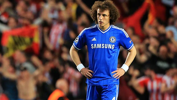 David Luiz Chelsea v Atletico Madrid