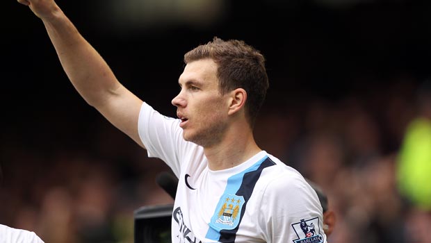 Edin Dzeko Manchester City