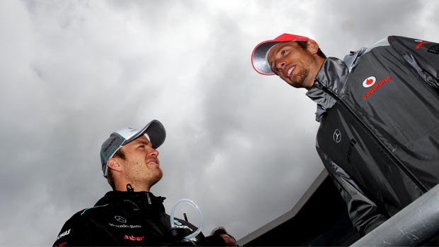 Jenson Button backed Nico Rosberg f1