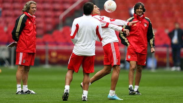 Jorge Jesus Benfica head coach v Benfica Europa League