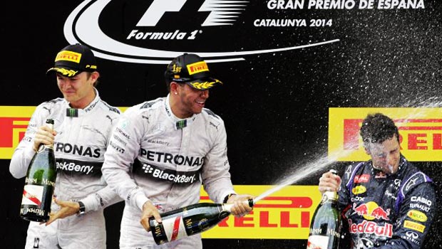  Lewis Hamilton of Mercedes Spanish F1 Grand Prix Winner