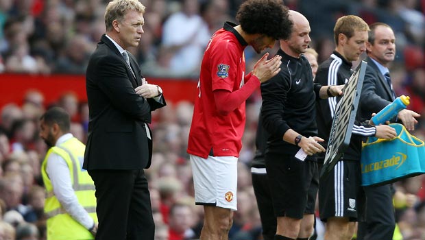 Marouane Fellaini sad david moyes sacking man united