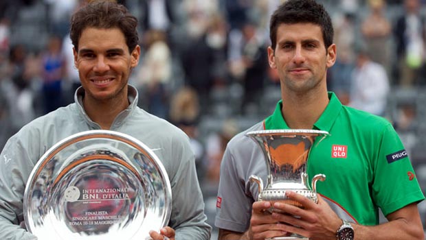 Novak Djokovic beats Rafael Nadal in the Italian Open final 2014