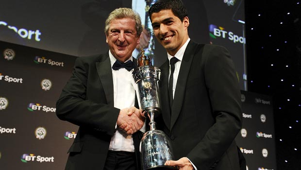 PFA player of the year award Luis Suarez Liverpool