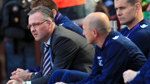 Paul Lambert Aston Villa manager 