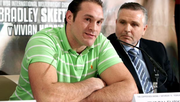 Trainer Peter Fury boxing