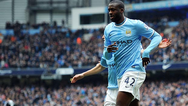 Yaya Toure Manchester City Midfielder